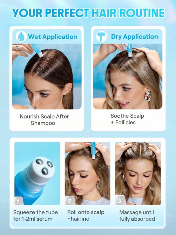 سرم پوست سر شیگلم خنک کننده مدل Ice Revive Sculp Serum