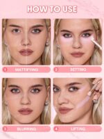 پودر فیکس دوطبقه شیگلم مدل مات و لیفت کننده پوست Bubblegum