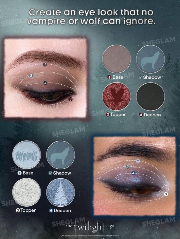 پالت سایه شیگلم از کالکشن Twilight saga