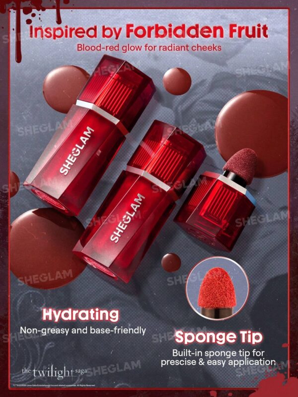 رژگونه مایع شیگلم از کالکشن Twilight saga