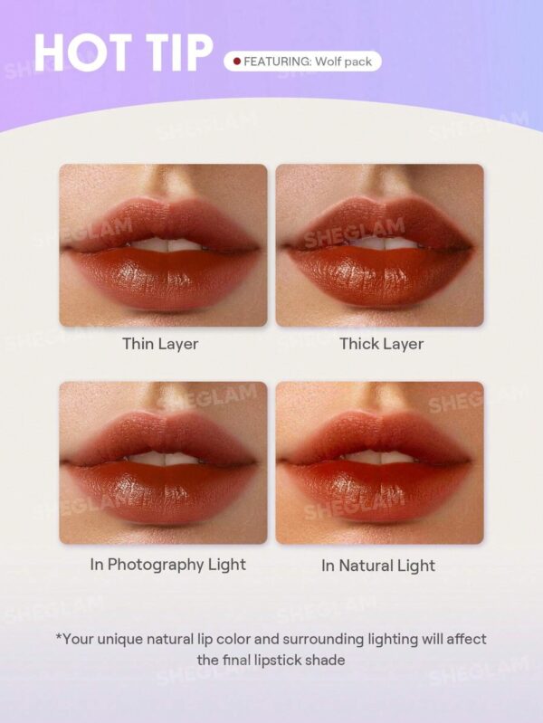 تینت لب شیگلم از کالکشن Twilight saga رنگ Heart beat