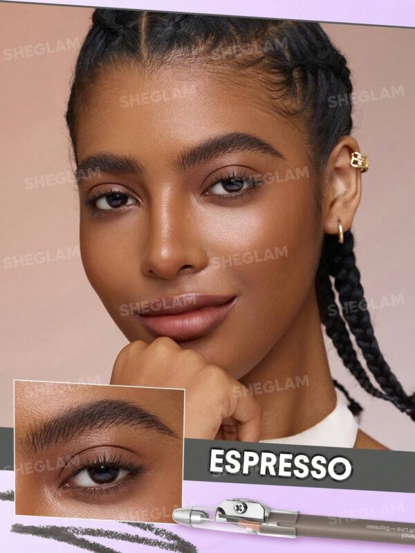 مداد ابرو شیگلم مدل تراشیدنی Fluff Line رنگ Epresso