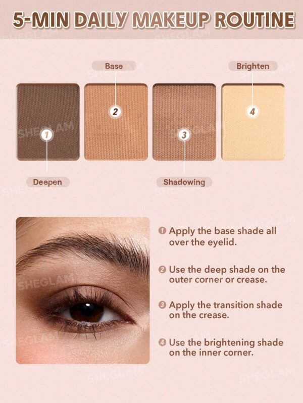 پالت سایه 4رنگ شیگلم مدل Serene