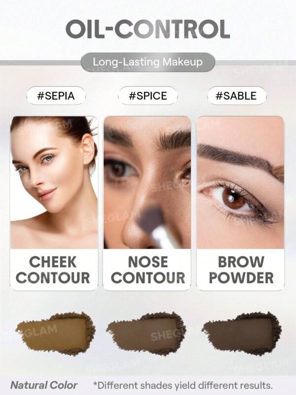 پودر پر کننده مو شیگلم رنگ Sable