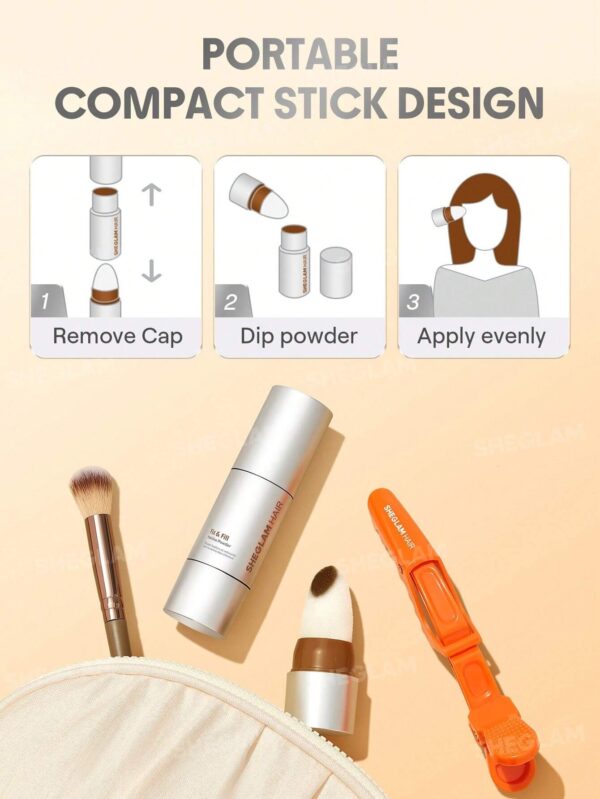 پودر پر کننده مو شیگلم رنگ Sable