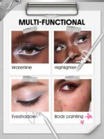 خط چشم ژلی شیگلم مدل Boldline Longwear رنگ قهوه ای شاین Metallic Brown