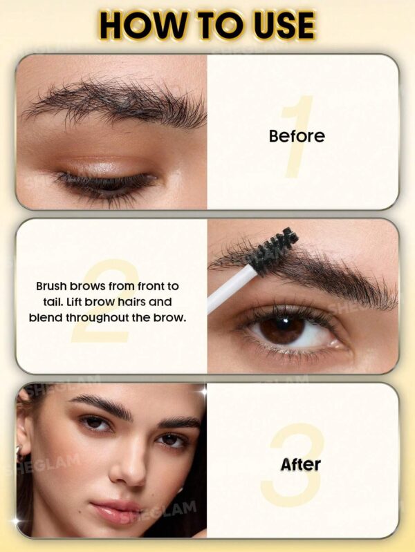 ژل ابرو حالت دهنده شیگلم مدل Brow Behavior Gel