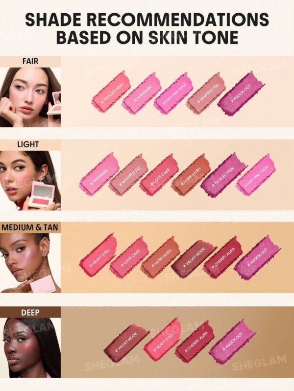 رژگونه شیگلم مدل Dream Touch رنگ Love Cake