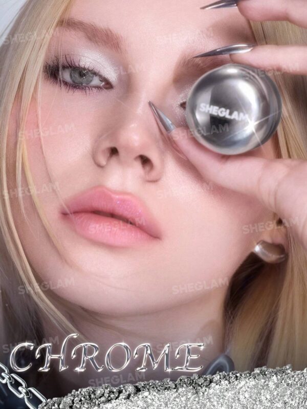 سایه چشم گلیتری کرومی شیگلم رنگ Chrome از کالکشن Lustra