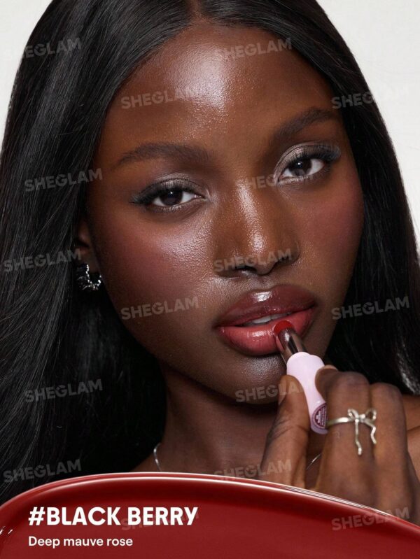 بالم لب براق رنگی شیگلم مدل Silk Slip رنگ Black Berry