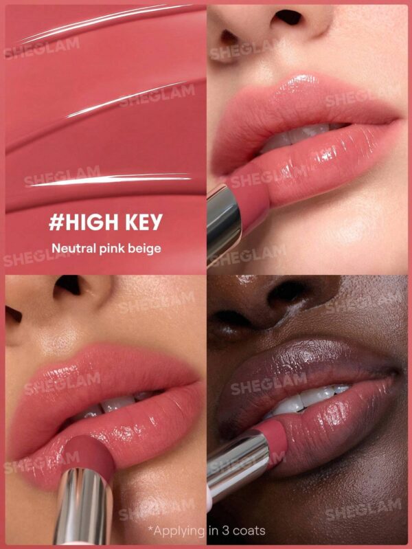 بالم لب براق رنگی شیگلم مدل Silk Slip رنگ High Key