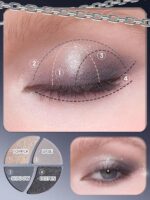 سایه 4رنگ شیگلم از کالکشن Lustra مدل Stone Cold Eyeshadow