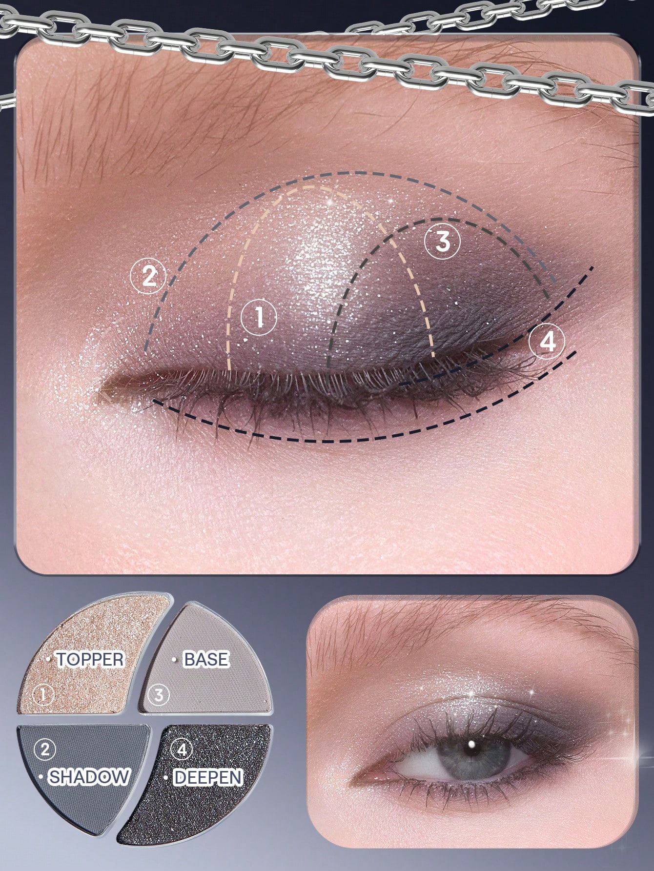 پالت سایه 4رنگ شیگلم از کالکشن Lustra مدل Stone Cold Eyeshadow 4 4 Lustra Stone Cold Eyeshadow 1779100068064 پالت سایه 4رنگ شیگلم از کالکشن Lustra مدل Stone Cold Eyeshadow