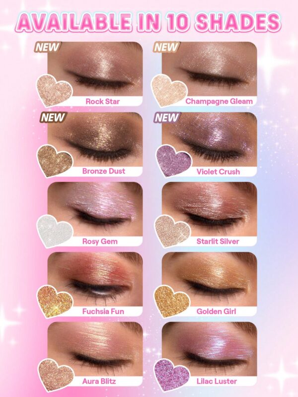 سایه چشم استیکی مدل شیگلم مدل Crystal Jelly Glaze Stick رنگ Bronze Dust