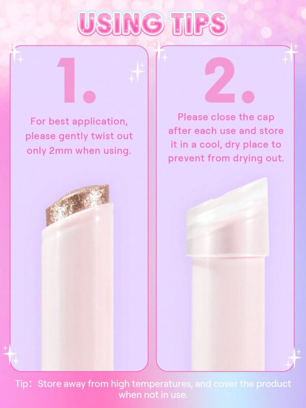 سایه چشم استیکی مدل شیگلم مدل Crystal Jelly Glaze Stick رنگ Bronze Dust