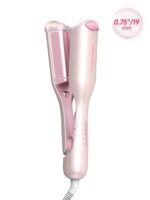 دستگاه ویو مو ساحلی شیگلم مدل Cupid's Charm Beach Babe Waver 19mm رنگ ضورتی