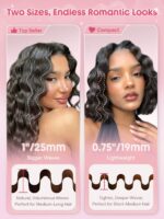 دستگاه ویو مو ساحلی شیگلم مدل Cupid's Charm Beach Babe Waver 19mm رنگ ضورتی