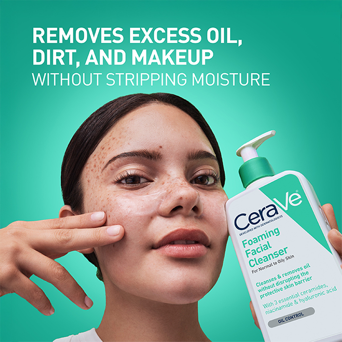 فیس واش فومی سراوی مدل Foaming Facial Cleanser 1 Foaming Facial Cleanser 1778660914713 فیس واش فومی سراوی مدل Foaming Facial Cleanser