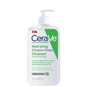 شوینده کرمی به فوم صورت سراوی مدل Hydrating Cream To Foam Cleanser