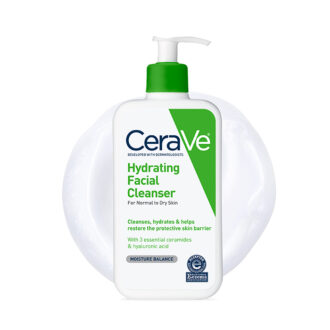 فیس واش آبرسان سراوی مدل Hydrating Facial Cleanser برای پوست نرمال تا خشک