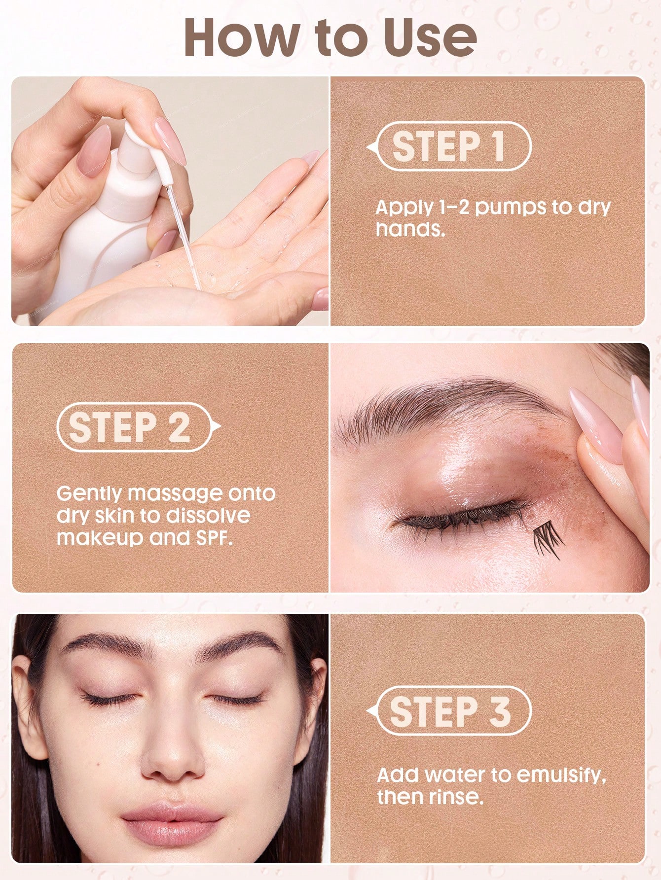 روغن پاککننده صورت شیگلم مدل Melt Your Day Makeup Remover برای آرایش ضدآب 3 Melt Your Day Makeup Remover 1778563971014 روغن پاککننده صورت شیگلم مدل Melt Your Day Makeup Remover برای آرایش ضدآب