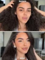 برس حرارتی صاف کننده مو شیگلم مدل Sleek Chic Triple Grip نقره‌ای