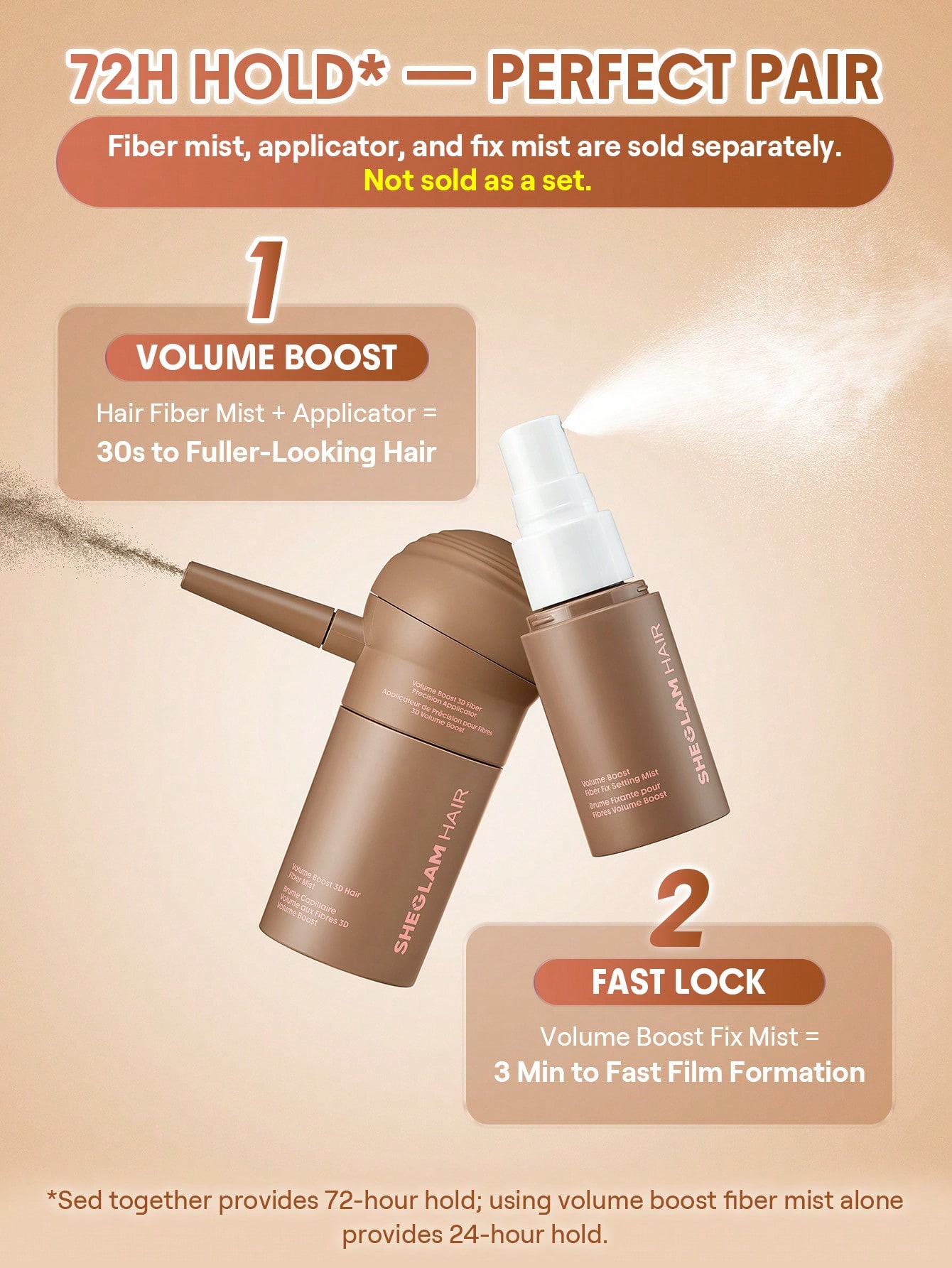 پودر پرپشت کننده مو شیگلم مدل Volume Boost 3D Hair Fiber رنگ Dark Brown 5 Volume Boost 3D Hair Fiber Dark Brown 1779011578127 پودر پرپشت کننده مو شیگلم مدل Volume Boost 3D Hair Fiber رنگ Dark Brown