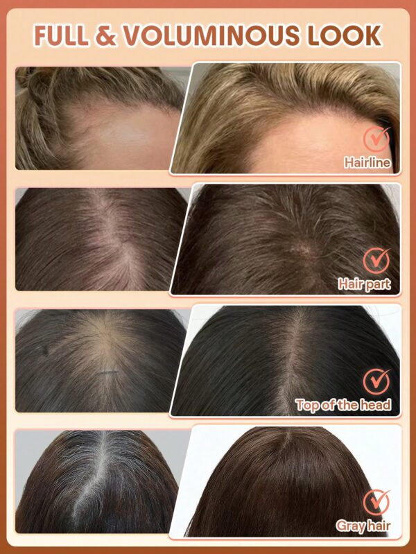 پودر پرپشت کننده مو شیگلم مدل Volume Boost 3D Hair Fiber رنگ Ebony