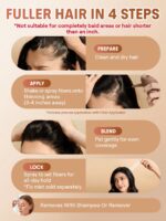 پودر پرپشت کننده مو شیگلم مدل Volume Boost 3D Hair Fiber رنگ Ebony