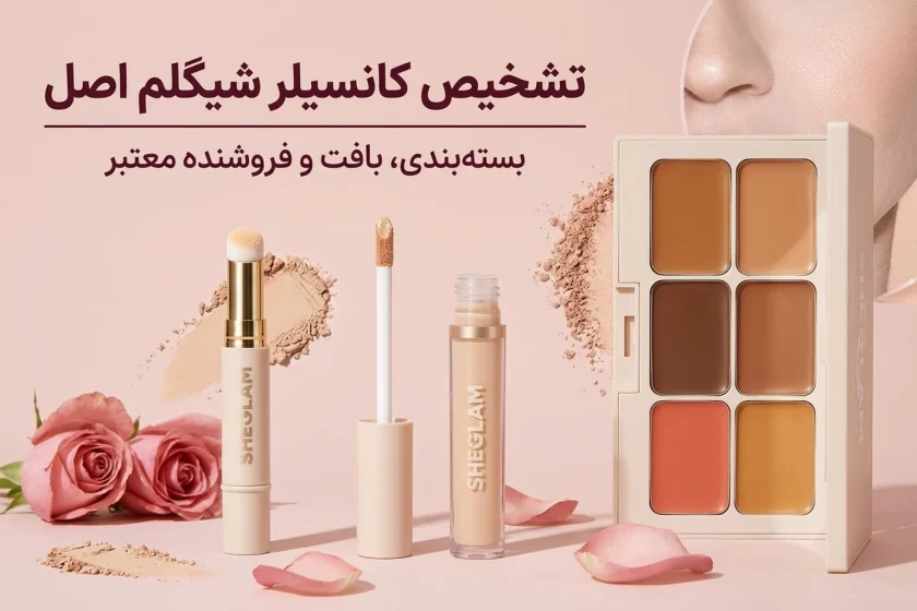 تشخیص کانسیلر شیگلم اصل؛ چک‌لیست بسته‌بندی و خرید مطمئن