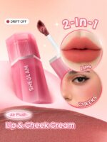 رژلب و رژگونه مایع شیگلم مدل Air Plush Lip & cheek Cream رنگ Drift Off