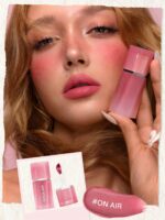 رژلب و رژگونه مایع شیگلم مدل Air Plush Lip & cheek Cream رنگ On Air