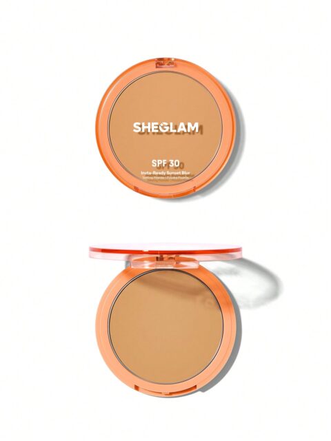 پودر فیکس شیگلم SPF دار مدل Insta Ready Sunset Blur رنگ Smooth Sand