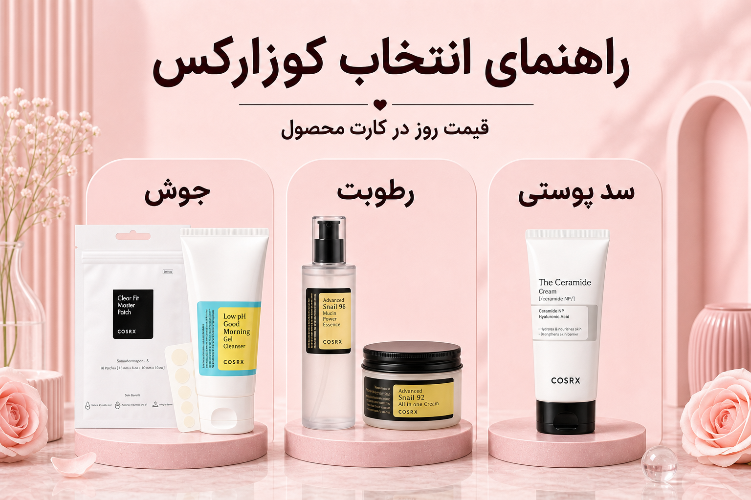 راهنمای انتخاب کوزارکس بر اساس نیاز، نوع محصول و شهر مقصد