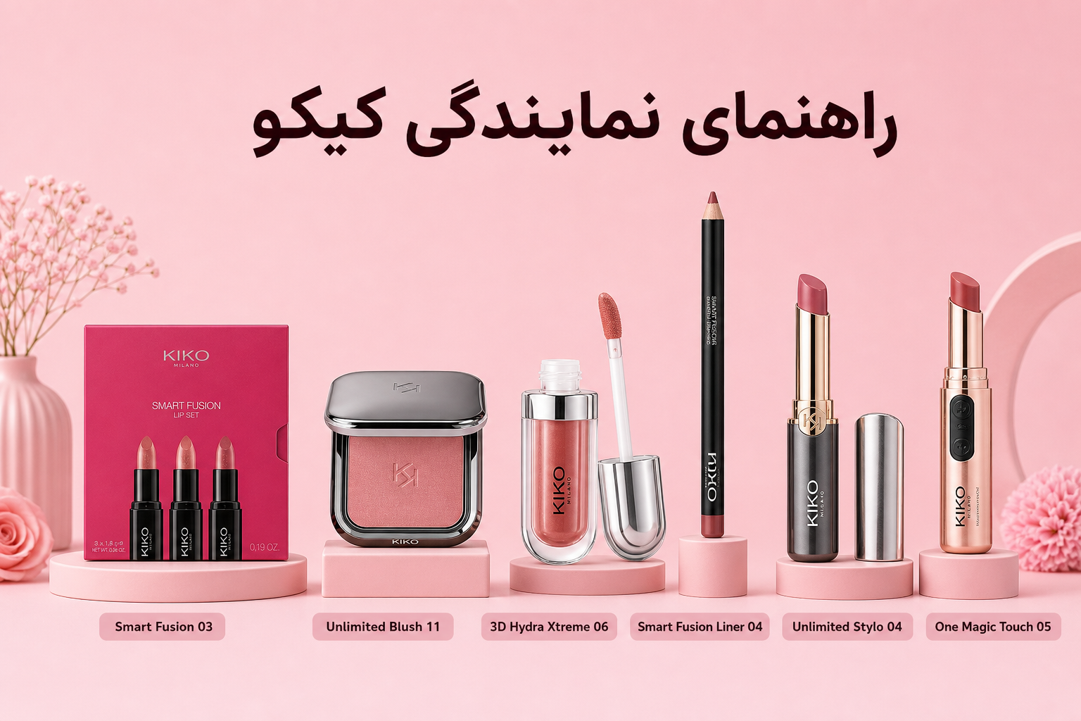 راهنمای نمایندگی کیکو در میلنو با نمونه محصولات واقعی همین صفحه