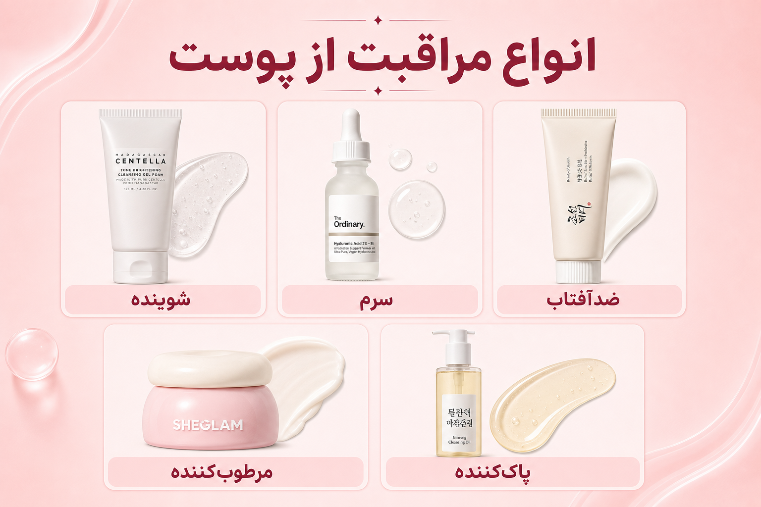 انواع مراقبت از پوست در میلنو