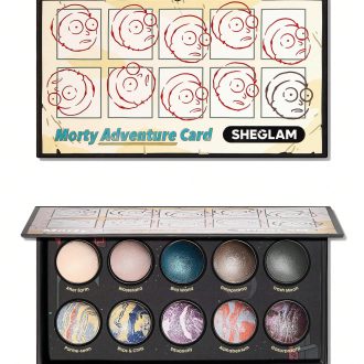 پالت سایه چشم 10 رنگ شیگلم ریک اند مورتی مدل The Adventures Of Morty Baked Color Palette