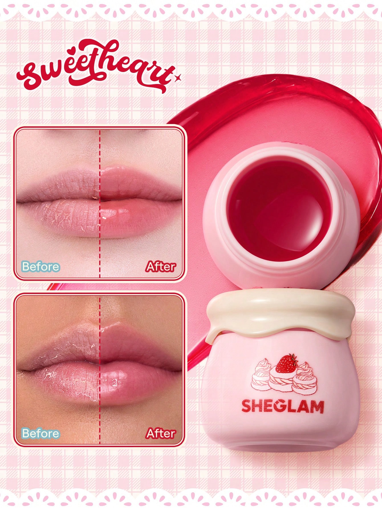 ماسک لب توت فرنگی شیگلم مدل Berry Jam 1 Berry Jam 1783381415748 ماسک لب توت فرنگی شیگلم مدل Berry Jam