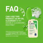 شوینده روغنی فومی آبرسان سراوی مدل Hydrating Foaming Oil Cleanser مناسب پوست خشک و حساس