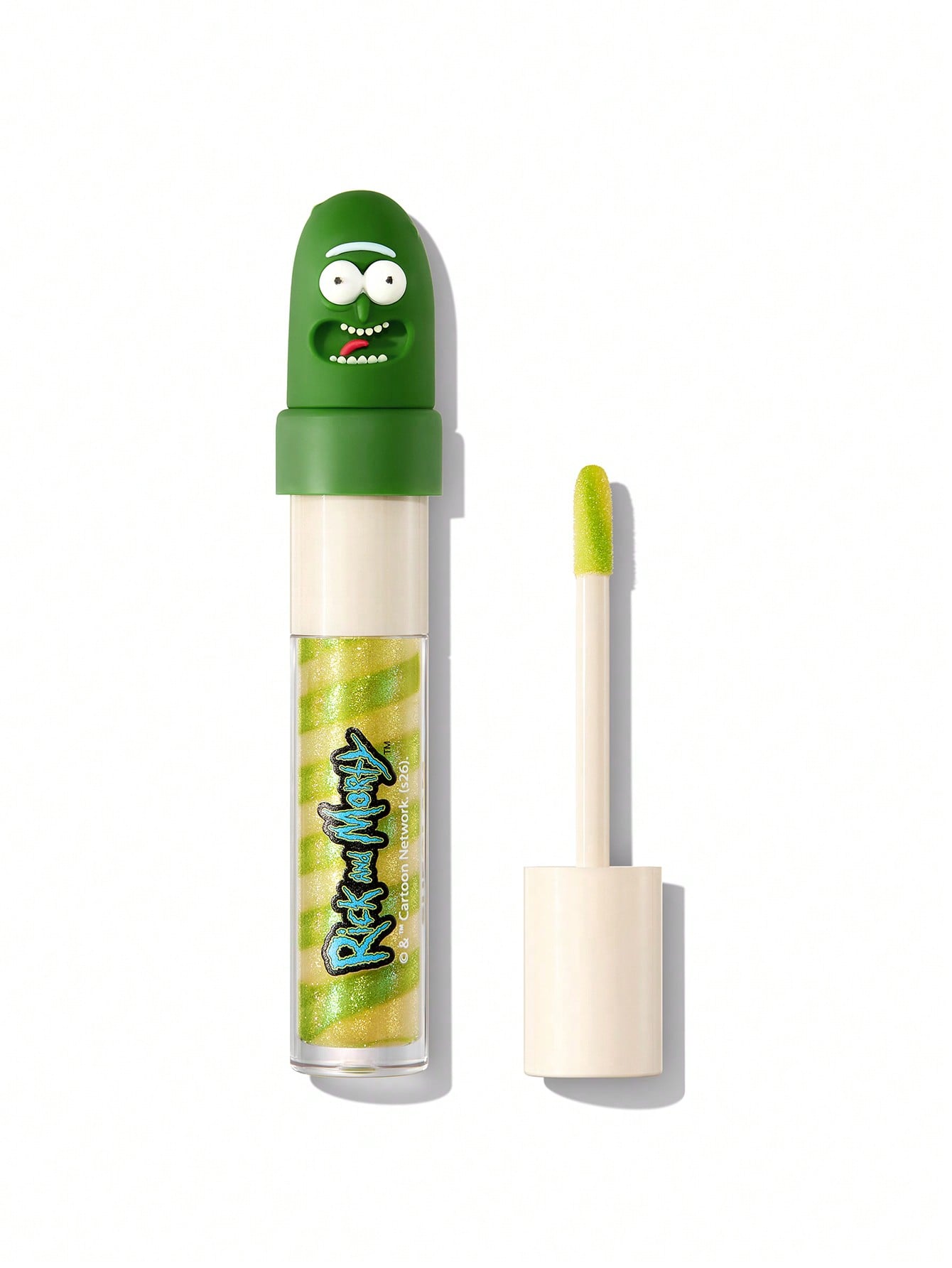 لیپ گلاس براق شیگلم ریک اند مورتی مدل Pickle Rick - عکس اصلی لیپ گلاس براق شیگلم ریک اند مورتی مدل Pickle Rick