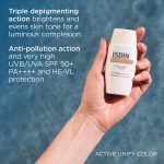 ضد آفتاب رنگی ضد لک ایزدین مدل Active Unify Spf +50