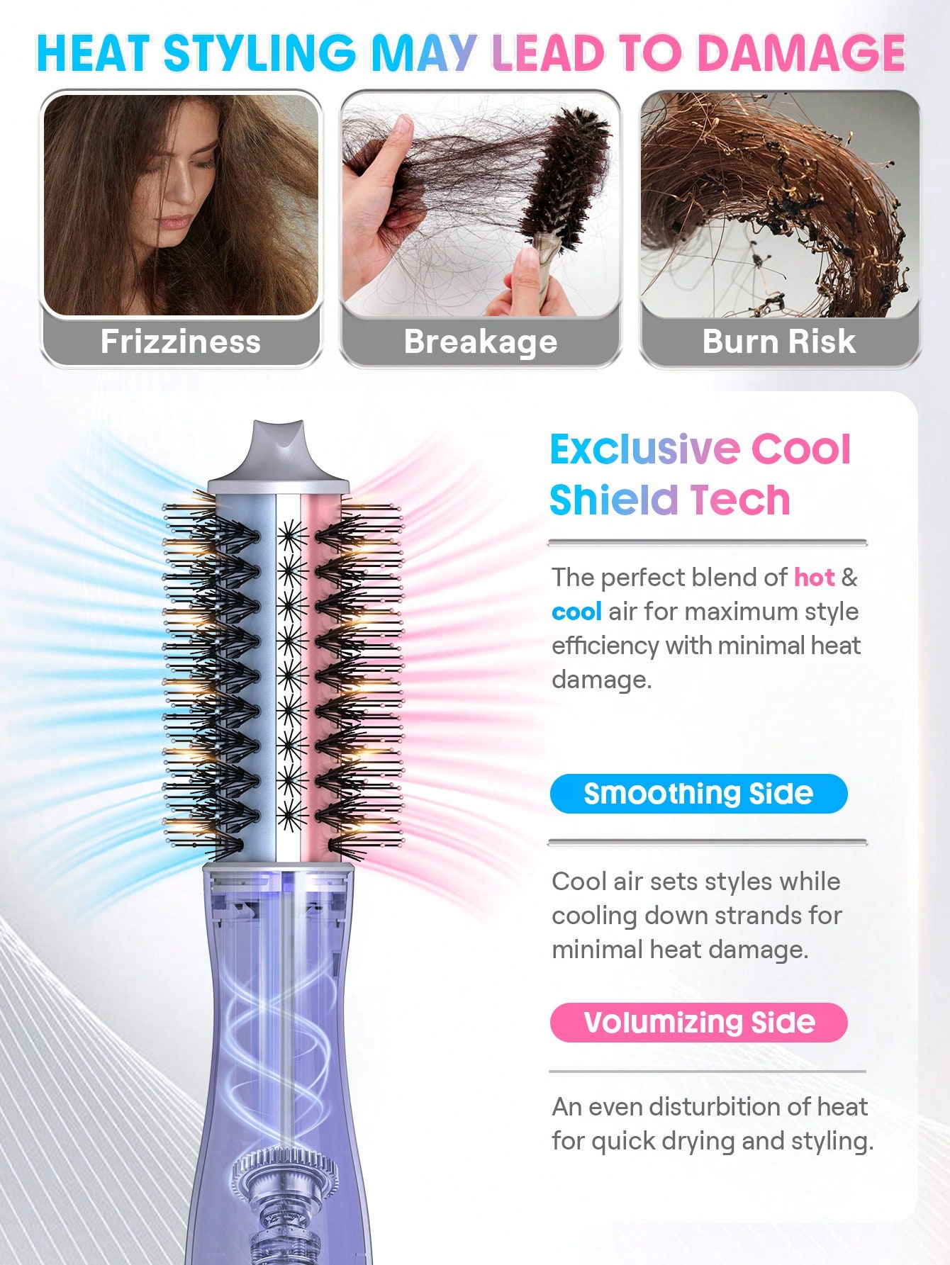 برس سشواری حالت دهنده مو شیگلم مدل Cool Shield Blowout Brush Pro 1 Cool Shield Blowout Brush Pro 1786191758579 برس سشواری حالت دهنده مو شیگلم مدل Cool Shield Blowout Brush Pro