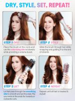 برس سشواری حالت دهنده مو شیگلم مدل Cool Shield Blowout Brush Pro