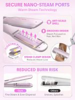 اتو مو بخار شیگلم مدل Hydra Shot Steam Iron Pro صاف کننده حرفهای مو با فناوری بخار