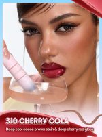 رژلب پیل آف و لیپ گلاس دوطرفه شیگلم Line to Shine رنگ Cherry Cola