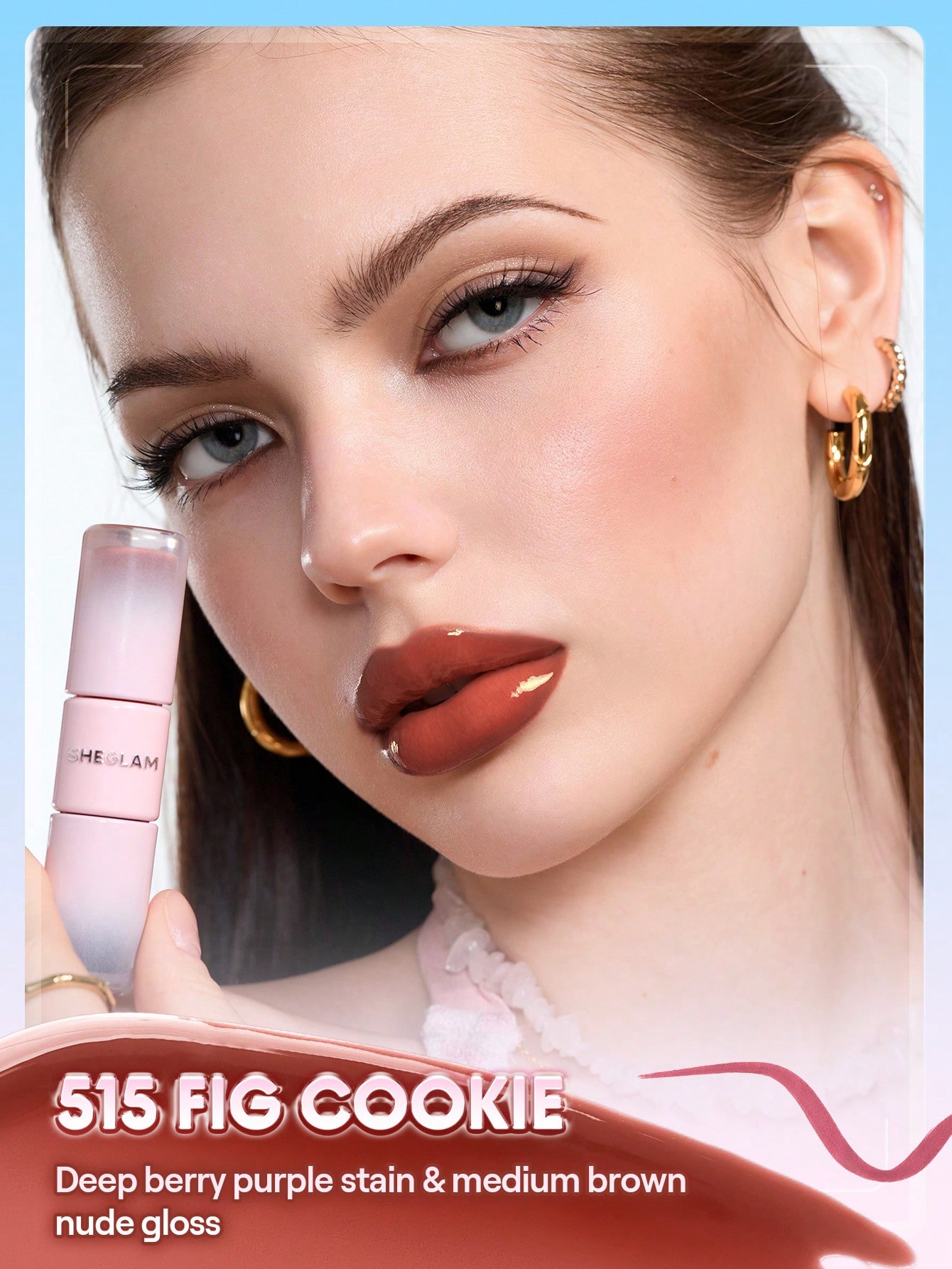 رژلب پیل آف و لیپ گلاس دوطرفه شیگلم Line to Shine رنگ Fig Cookie 2 Line to Shine Fig Cookie 1785772716440 رژلب پیل آف و لیپ گلاس دوطرفه شیگلم Line to Shine رنگ Fig Cookie