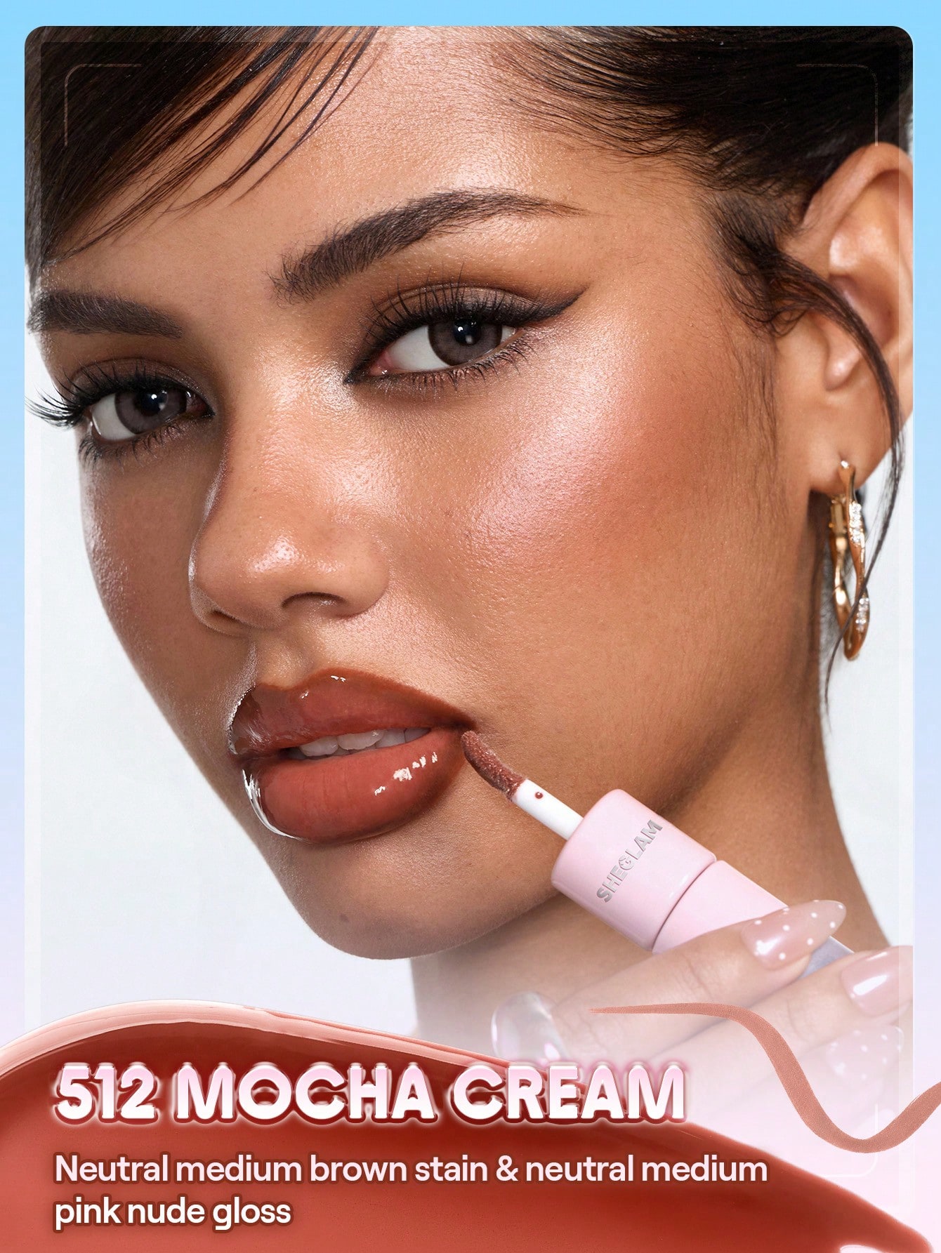 رژلب پیل آف و لیپ گلاس دوطرفه شیگلم Line to Shine رنگ Mocha Cream 1 Line to Shine Mocha Cream 1785773937003 رژلب پیل آف و لیپ گلاس دوطرفه شیگلم Line to Shine رنگ Mocha Cream