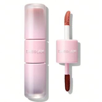 رژلب پیل آف و لیپ گلاس دوطرفه شیگلم Line to Shine رنگ Peach Mousse