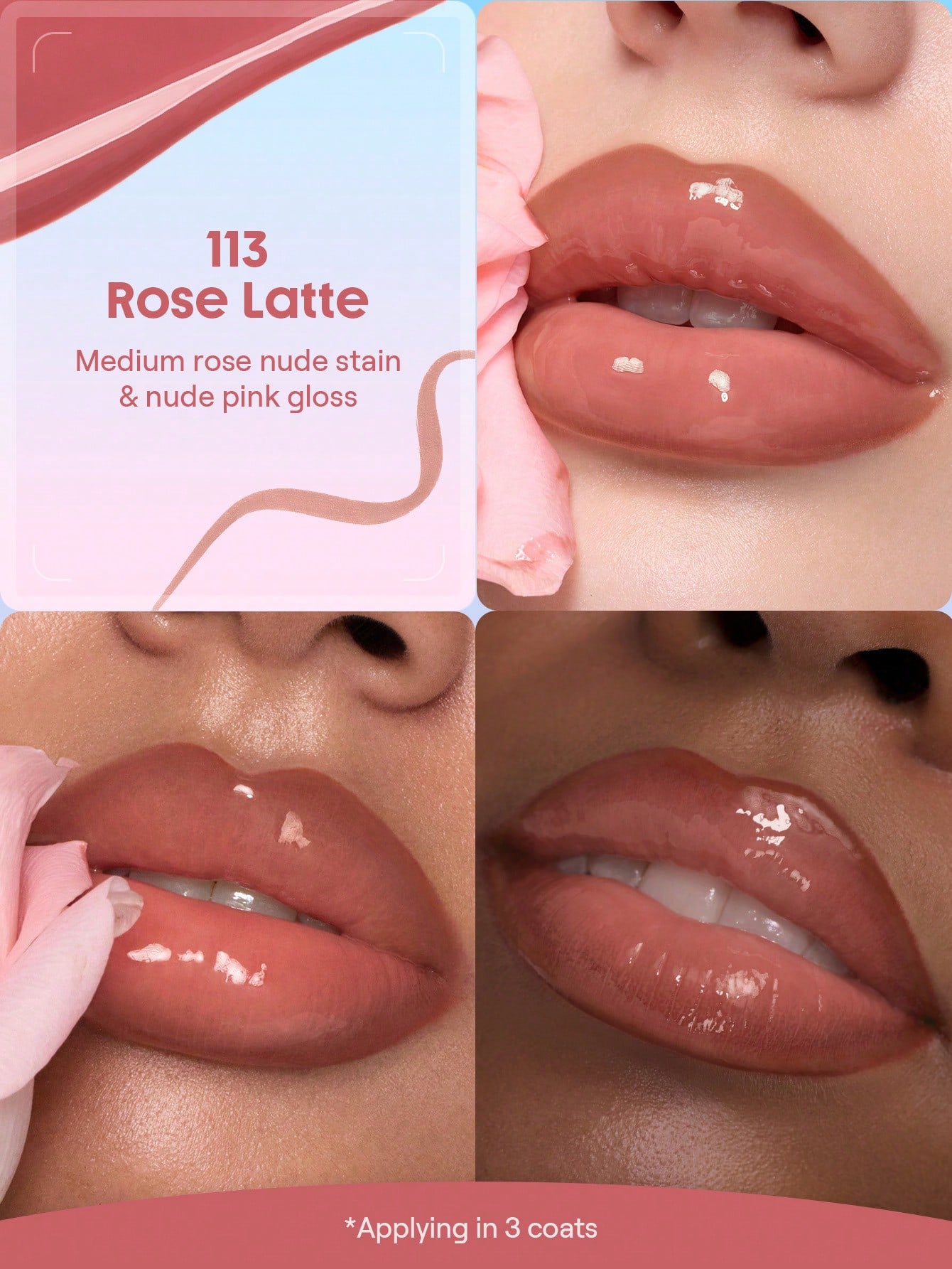 رژلب پیل آف و لیپ گلاس دوطرفه شیگلم Line to Shine رنگ Rose Latte 1 Line to Shine Rose Latte 1785832284257 رژلب پیل آف و لیپ گلاس دوطرفه شیگلم Line to Shine رنگ Rose Latte
