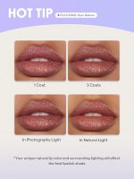 رژلب مایع گلیتری شیگلم رنگ Orbital Glow